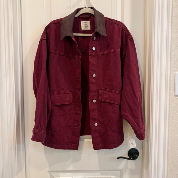 We The Free Lemon Denim Barn Jacket - Picture 3 of 7